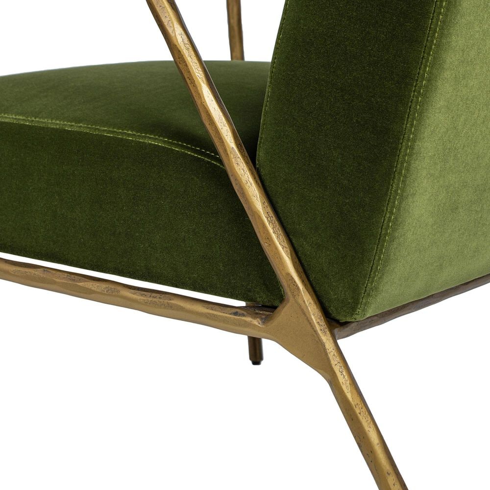 Jennifer Taylor Home Aerin Accent Chair in Olive Green, , large