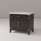 Lexora Home Laurel 36" Single Bathroom Vanity in Black Oak with White Quartz Top and Rectangular Sink, , large
