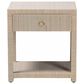 Baxton Studio Nata 1-Drawer Nightstand in Natural, , large