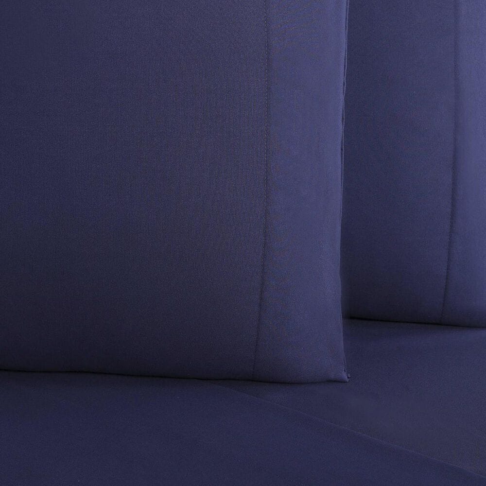 Pem America Truly Soft Everyday 4-Piece King Sheet Set in Navy, , large