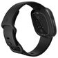 Fitbit Versa 4 Smartwatch Graphite Aluminum with Black Band, , large