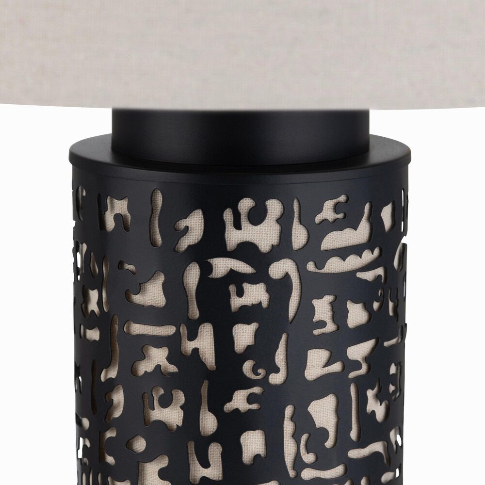 Crestview Collection Emberdale Table Lamp in Black, , large