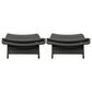 Hearth and Haven Salem PE Wicker Chaise Lounge in Grey (Set of 2), , large