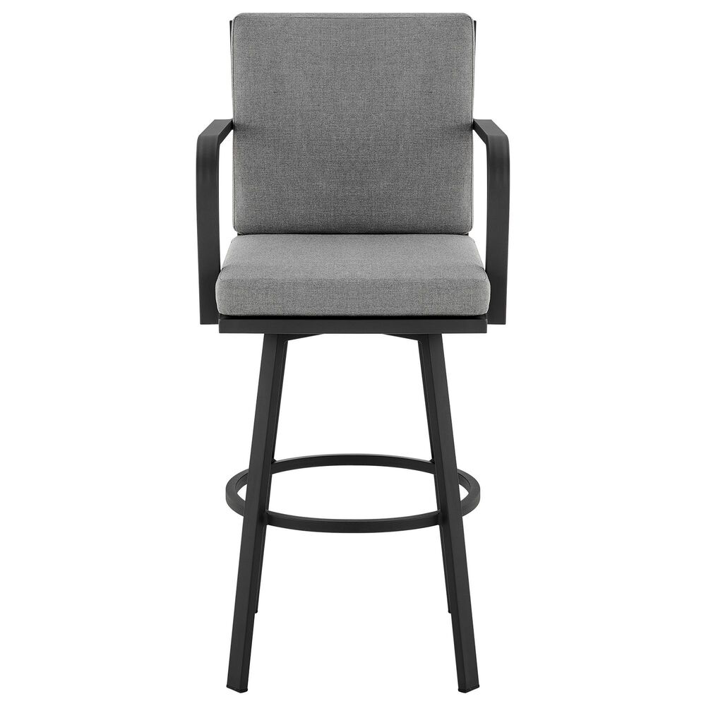Blue River Don 30&quot; Patio Barstool in Dark Gray, , large