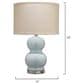 Jamie Young Sora Ceramic Table Lamp in Blue, , large