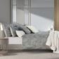 J. Queen New York Summit 20" Square Decorative Throw Pillow in Stone, , large