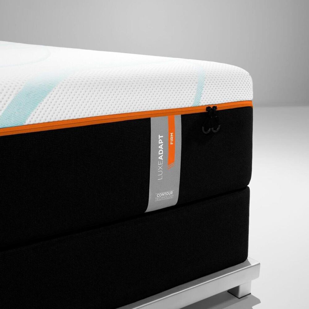 Tempur-Pedic TEMPUR-LUXEADAPT Firm Queen Mattress with High Profile Box Spring, , large