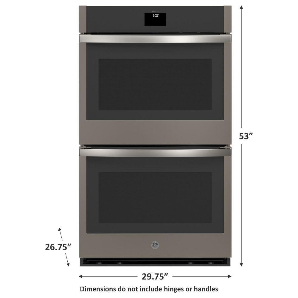 GE Appliances 30&quot; Double Electric Wall Oven with No Preheat Air Fry in Slate, , large