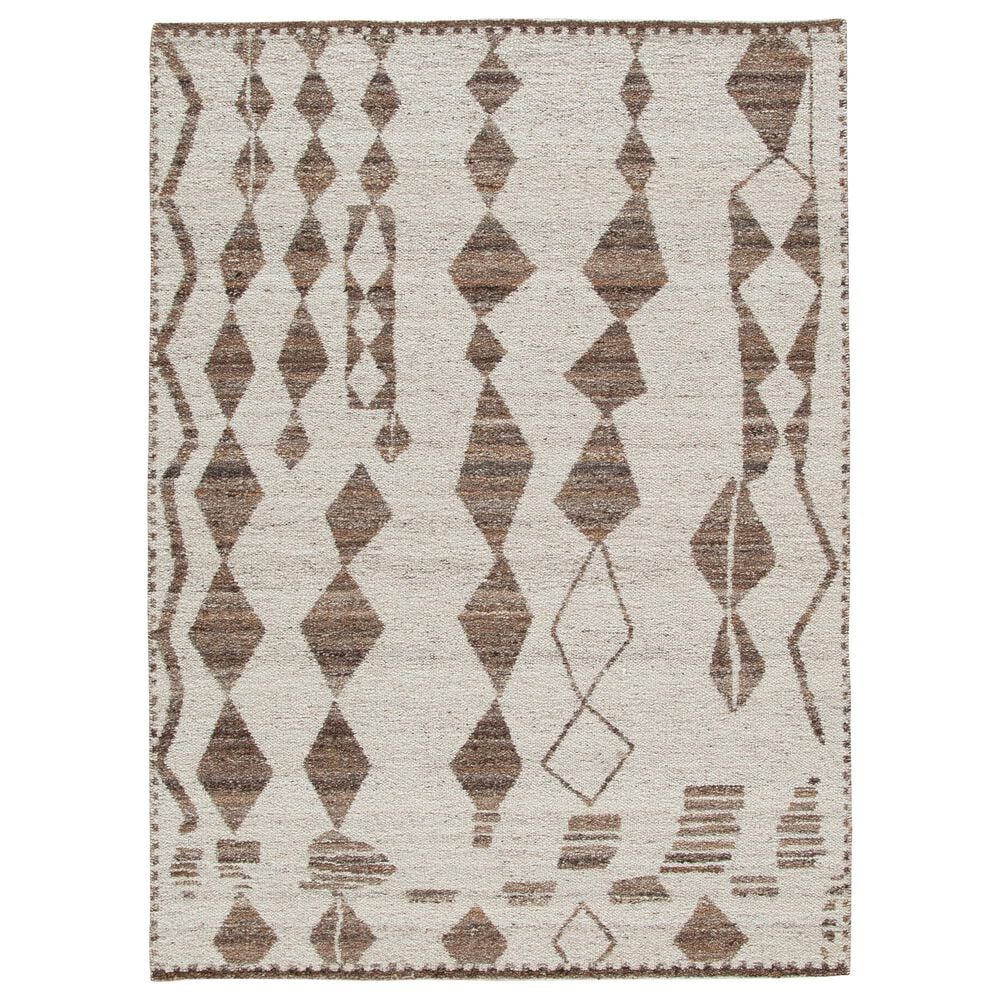 Ashley Brettler 5" x 7" Beige and Brown Area Rug, , large