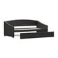 The Monday Company Upholstered Daybed with Trundle in Black, , large