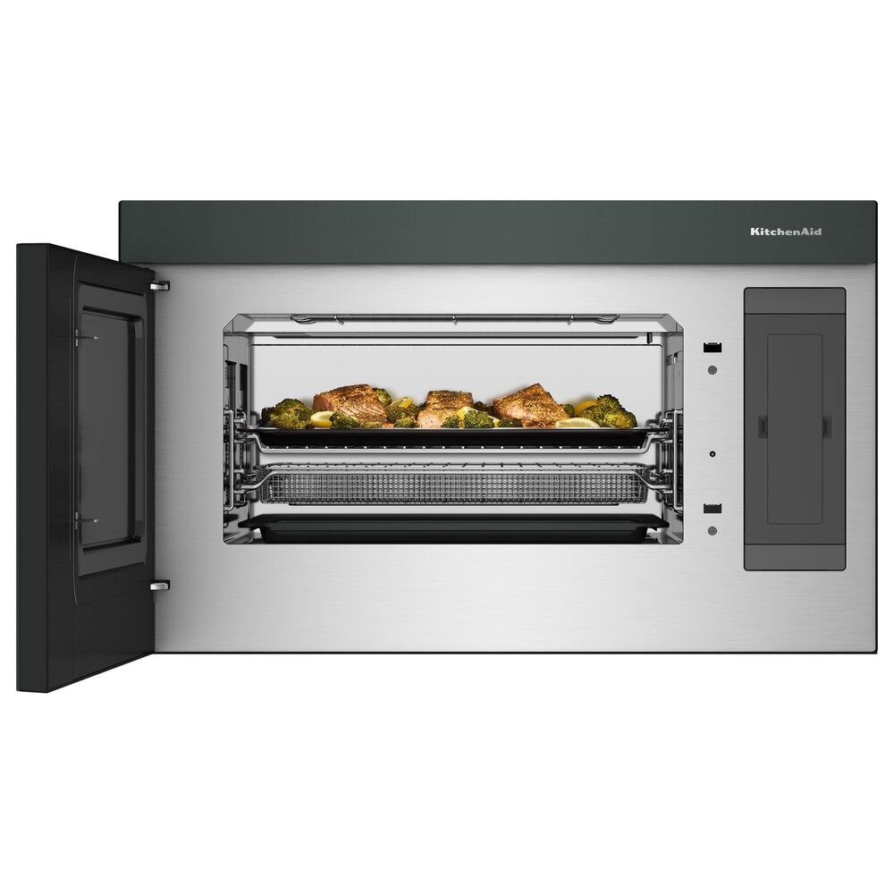 KitchenAid 2-Piece Kitchen Package with 30" Slide-In Smart Gas Range and 30" Over-the-Range Microwave Oven in Juniper, , large