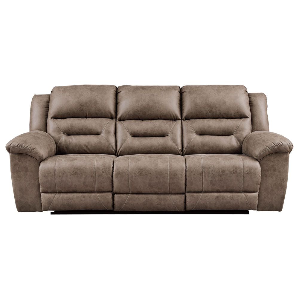 Ashley Stoneland Power Reclining Sofa in Fossil, , large
