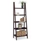 Linon Home Decor Acadia 5-Shelf Ladder Bookcase in Espresso, , large