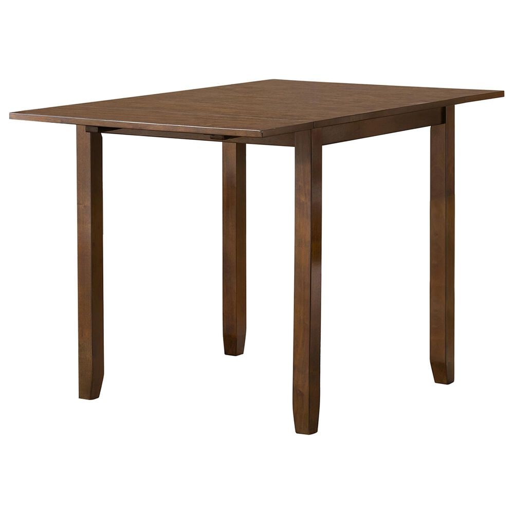 Mayberry Hill Alex Dining Drop Leaf Table and 2 Dining Side Chairs in Espresso and Black, , large