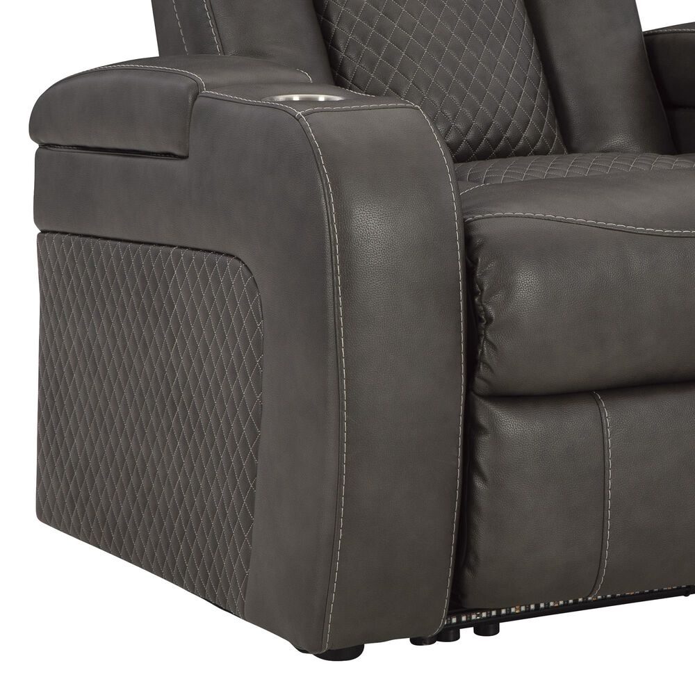 Ashley Fyne-Dyme 3-Piece Power Reclining Living Room Set in Shadow, , large