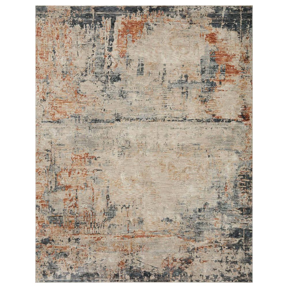 Loloi Axel 6"7" x 9"10" Stone Area Rug, , large