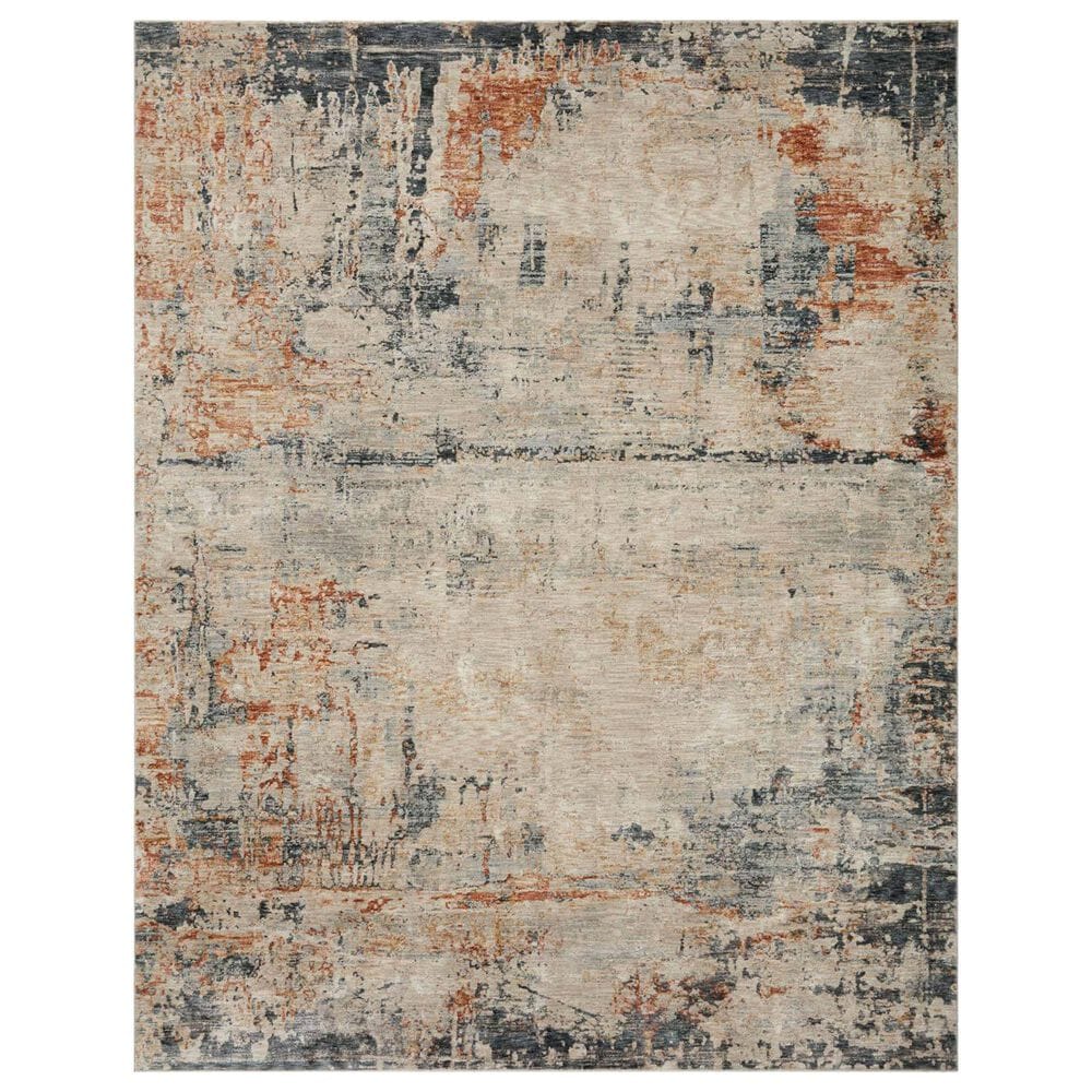 Loloi Axel 6"7" x 9"10" Stone Area Rug, , large