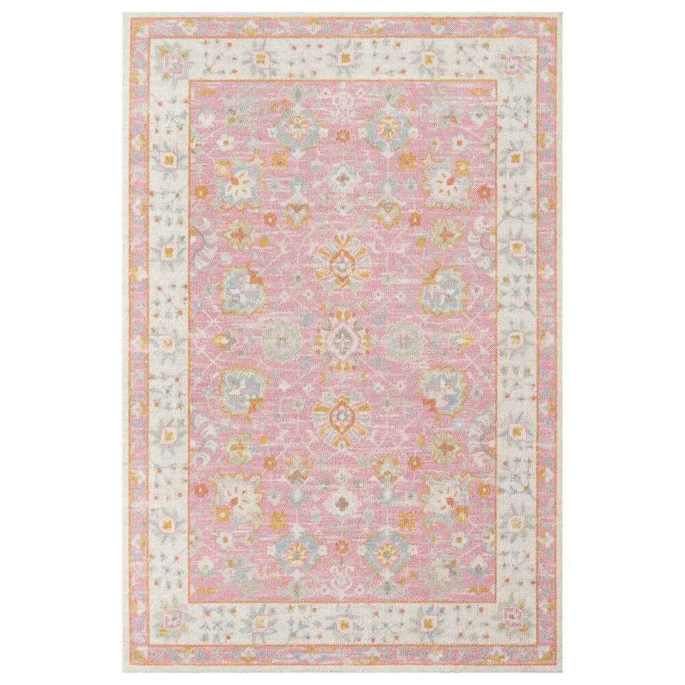 Momeni Anatolia 9"9" x 12"6" Pink Area Rug, , large