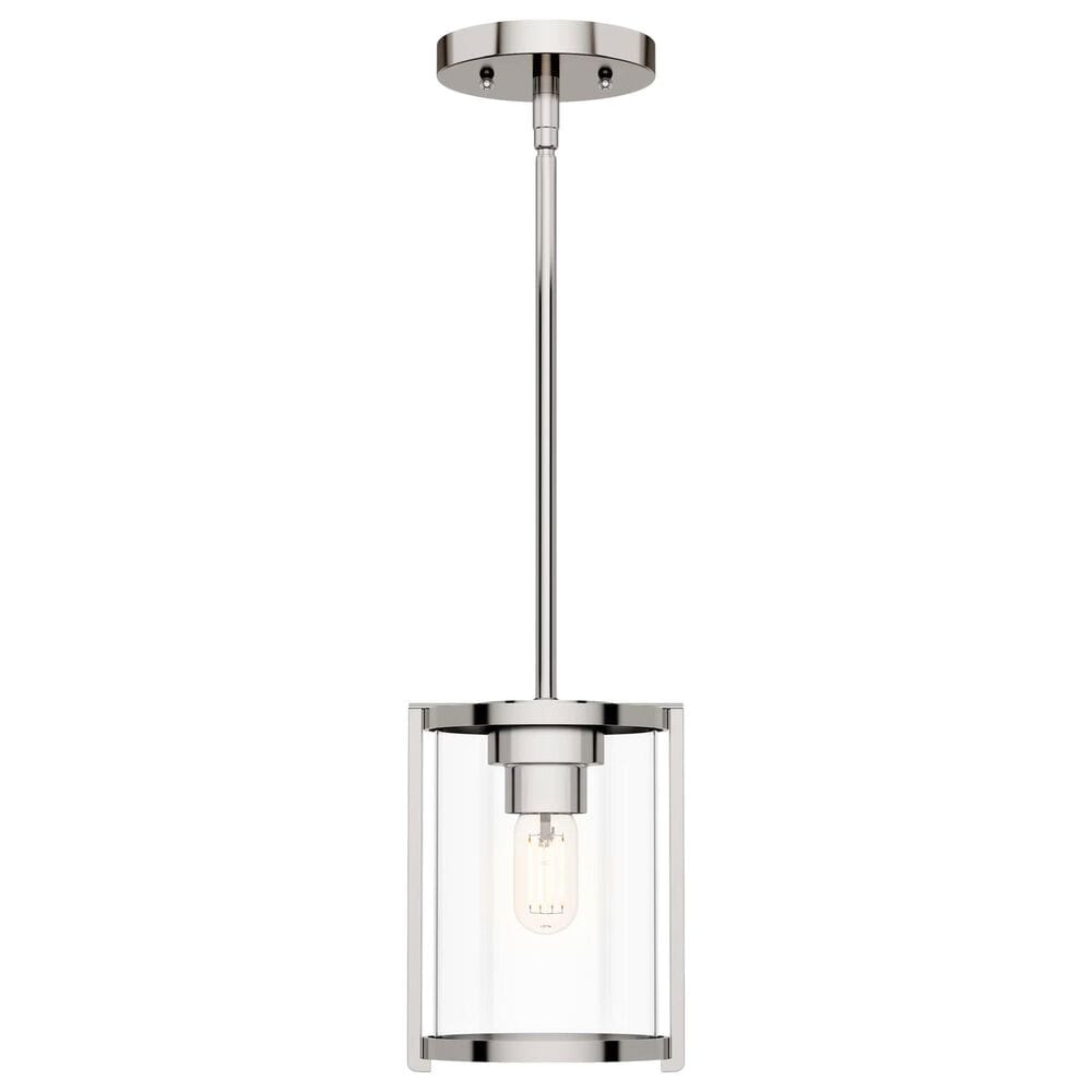 Hunter Astwood 1-Light Mini Pendant in Polished Nickel, , large
