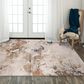 RIZZY Iconic ICO762 3"11" x 5"6" Neutral, Red and Blue Area Rug, , large