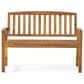 Hearth and Haven Loja Patio Bench in Teak, , large