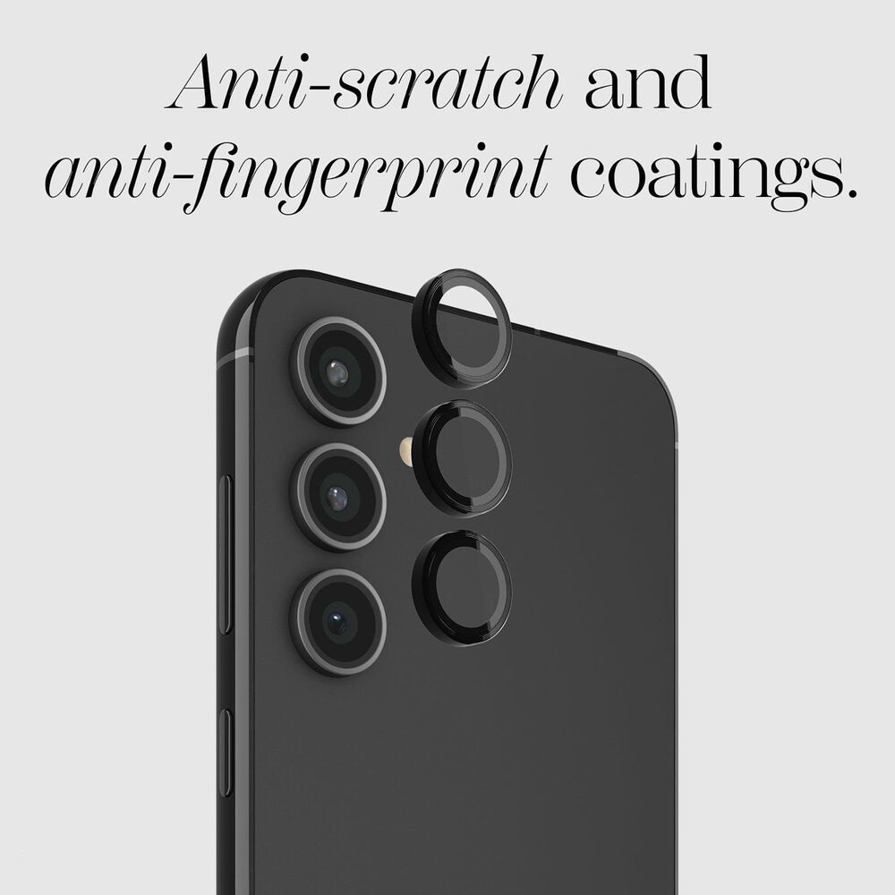 Case-Mate Aluminum Ring Camera Lens Protector for Samsung Galaxy S24 FE in Black, , large