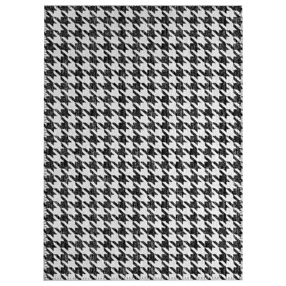 Dalyn Rug Company Hinton 1"8" x 2"6" Black Indoor/Outdoor Area Rug, , large