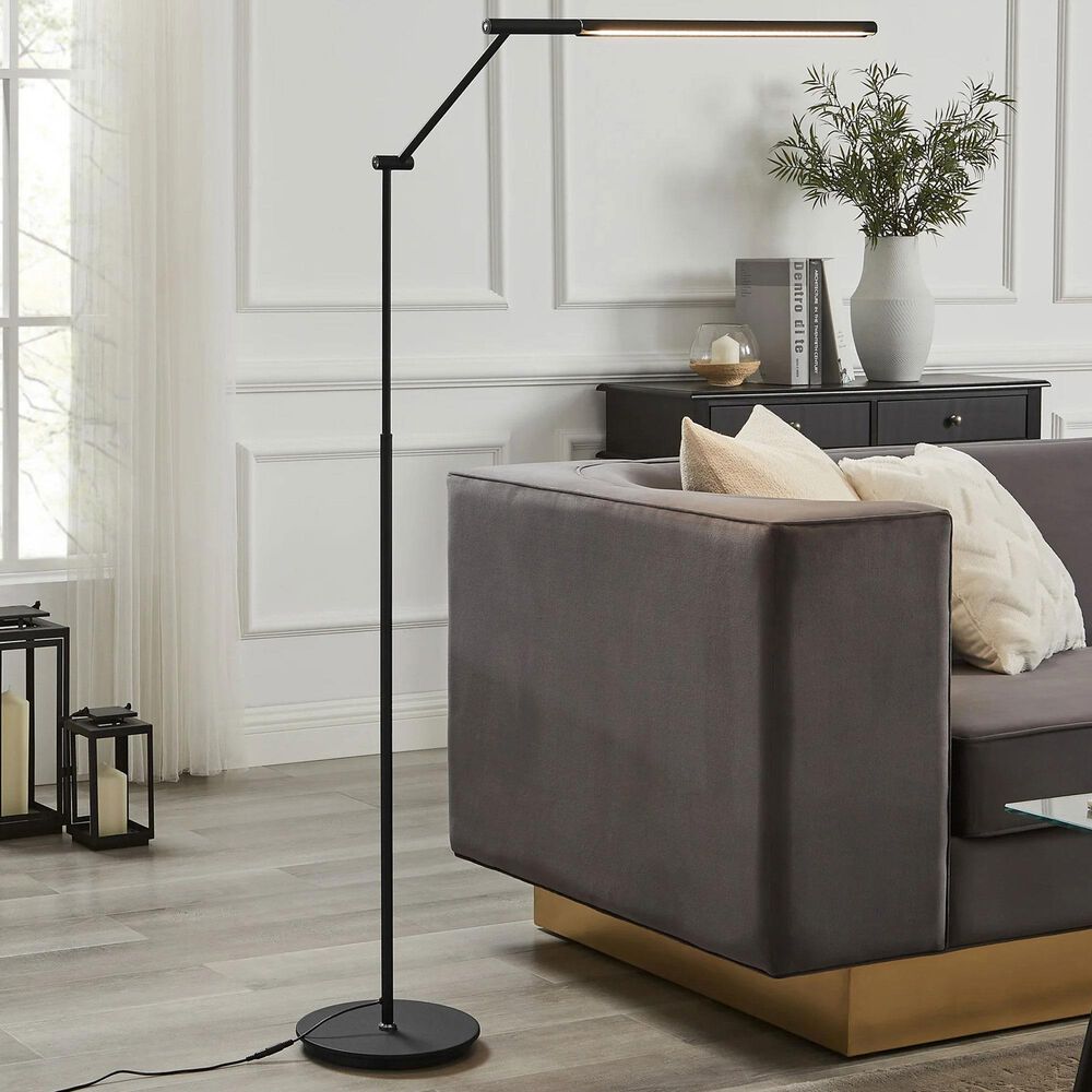 Lite Source Tilla LED Floor Lamp in Black, , large