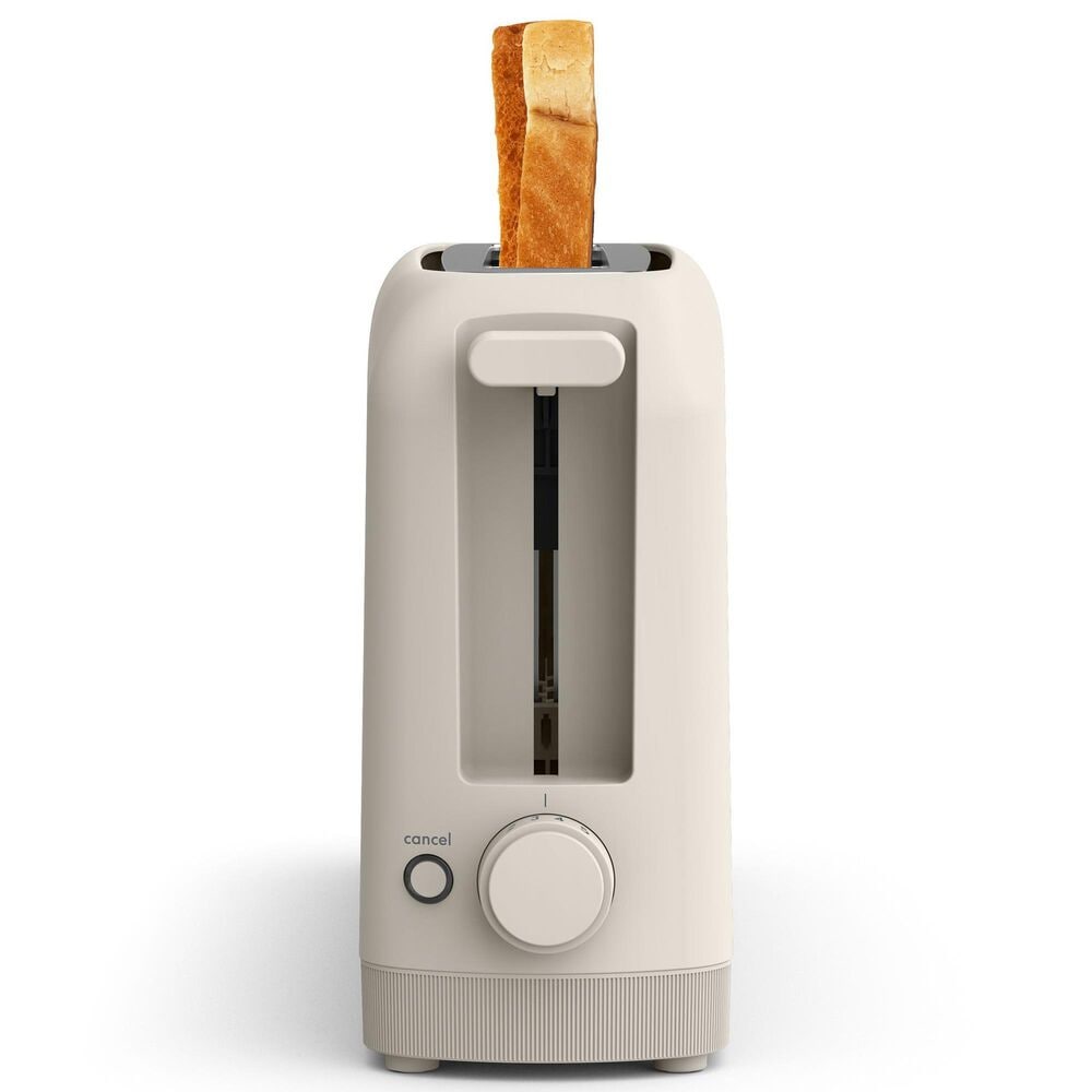 Bella 2-Slice Slim Toaster in Oatmilk, , large