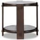 Four Hands Aidan End Table in Matte Brown Neem, , large