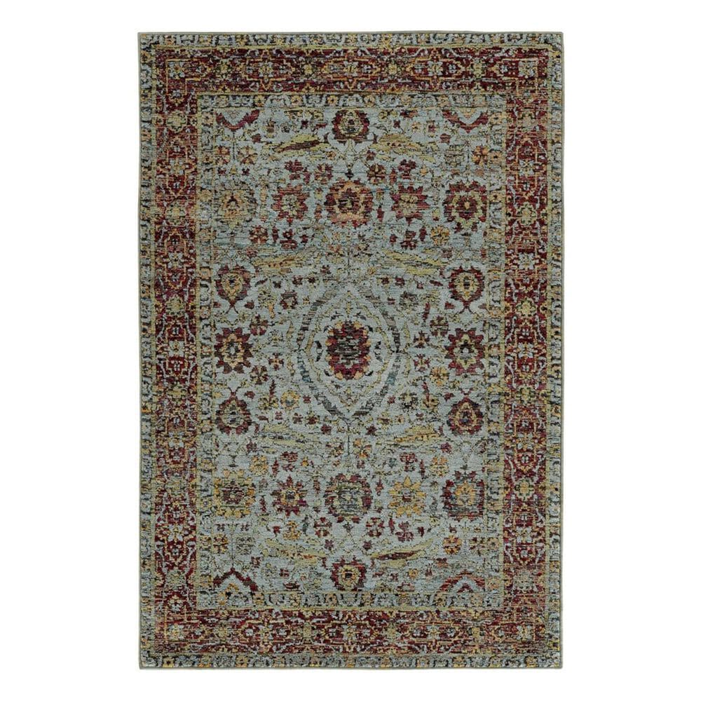 Oriental Weavers Andorra 7155A 1"10" x 3"2" Blue Scatter Rug, , large