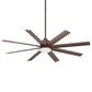 Minka-Aire Slipstream 65" Indoor/Outdoor Ceiling Fan with LED Light in Oil Rubbed Bronze, , large