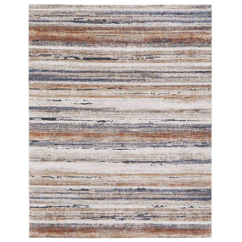 Feizy Rugs Gilmore 39MQF Ivory and Multicolor 5"3" x 8" Area Rug, , large
