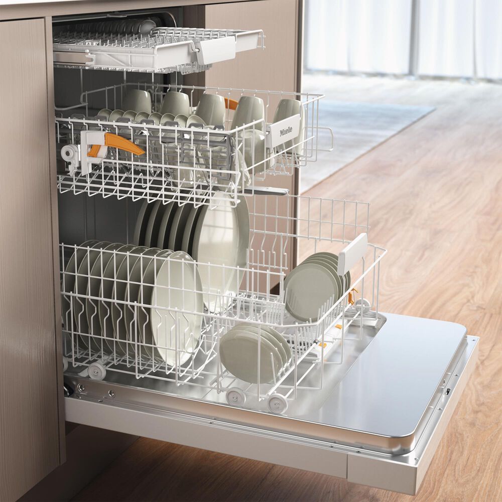 Miele 24&quot; Fully Integrated Dishwasher with 16 Place Settings in Stainless Steel, , large