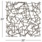 Maple and Jade 20" x 20" Wall Decor in Silver, , large