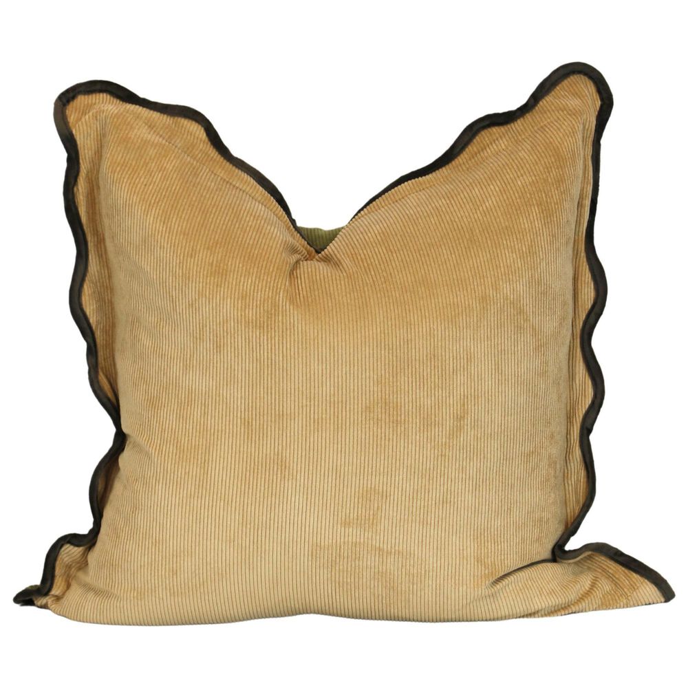 Flair Industries 22&quot; Square Throw Pillow in Green, , large