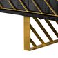 Blue River Monaco Sideboard in Black and Antique Gold, , large