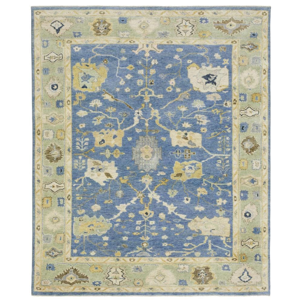 Oriental Weavers Palace Blue and Green 2" x 3" Area Rug, , large