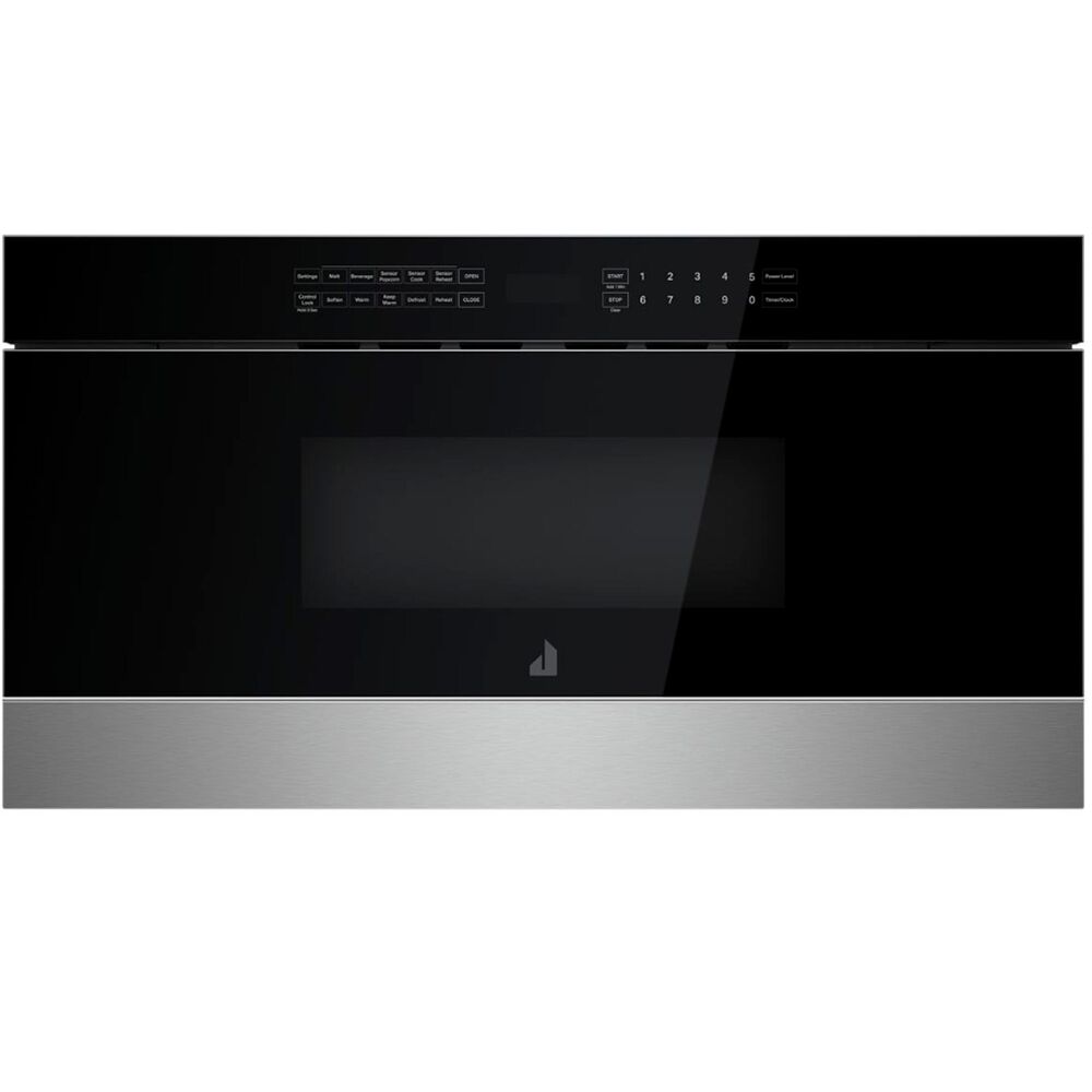 Jenn-Air NOIR 30" Undercounter Microwave Oven with Drawer Design in Floating Glass Black, , large