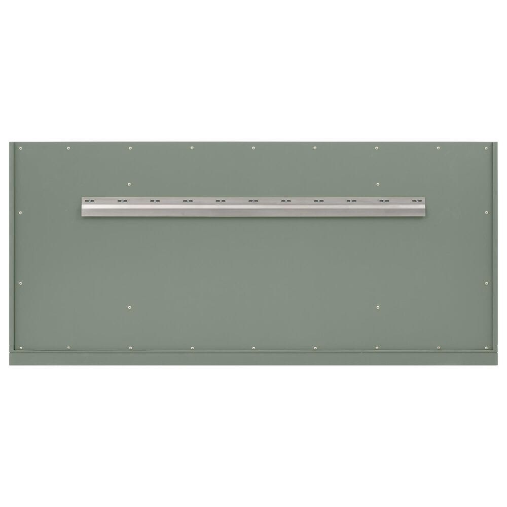 James Martin Vanities Chicago 60" Single Bathroom Vanity in Smokey Celadon with 3 cm Ethereal Noctis Quartz Top, Rectangular Sink and FreePower Wireless Charger, , large