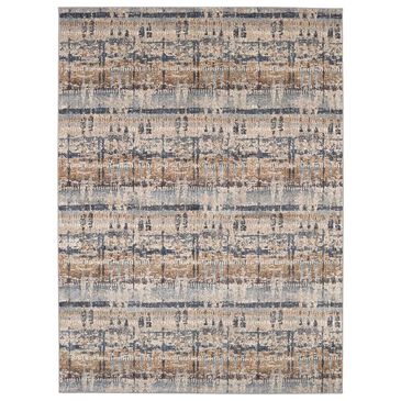 Drew and Jonathan Home Expressions Kaleidoscopic 91675-50128 2" x 3" Denim Scatter Rug, , large