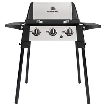 Broil King Porta-Chef 320 Portable Liquid Propane Gas Grill in Black and Stainless Steel, , large