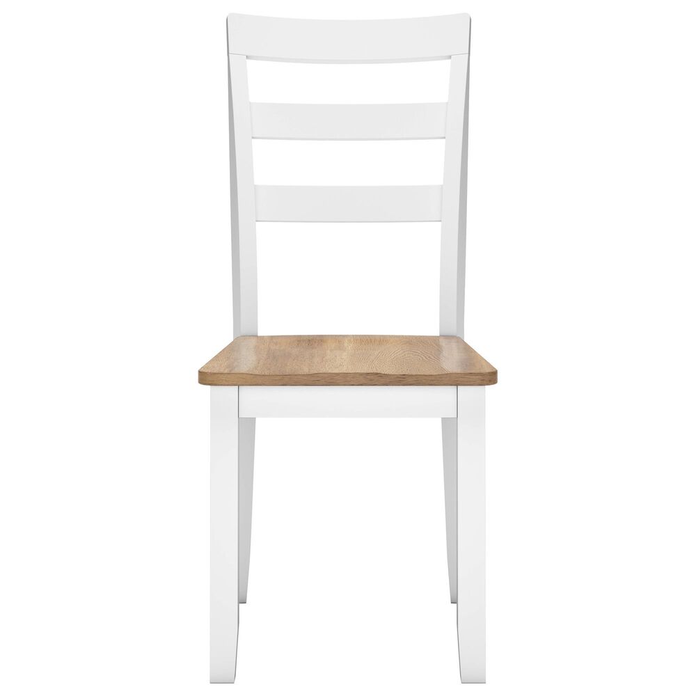Ashley Gesthaven 6-Piece Rectangular Dining Set in Natural and White, , large