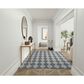 Nourison Positano Geometric Navy Blue 7" x 10" Indoor/Outdoor Area Rug, , large