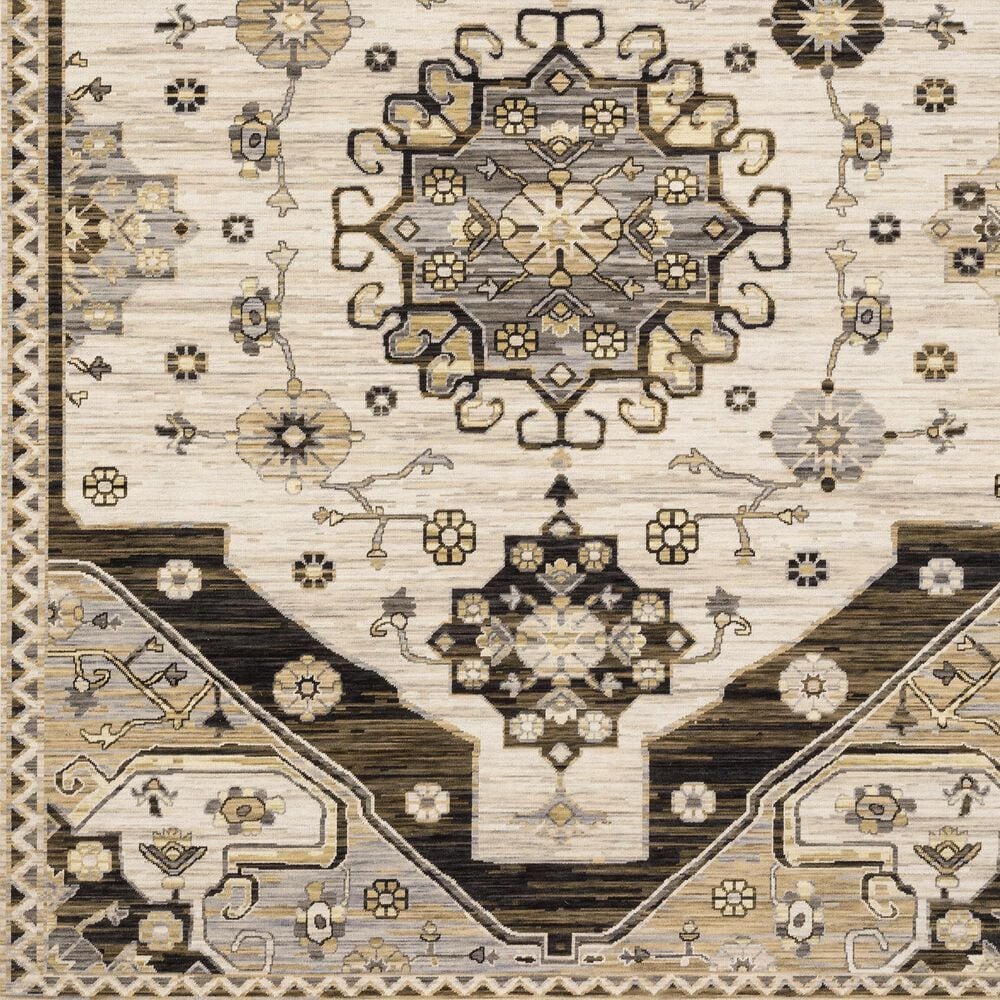 Oriental Weavers Acacia Brown and Grey 2&#39; x 3&#39; Area Rug, , large