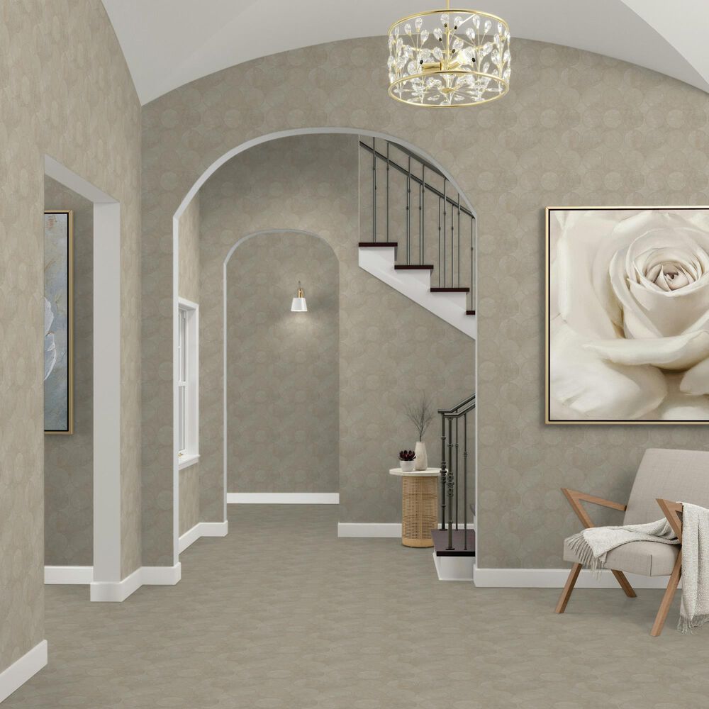 Dal-Tile Rekindle Beige 13.5&quot; x 13.5&quot; Canvas Dot Porcelain Mosaic Sheet, , large
