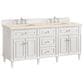 James Martin Vanities Lorelai 72" Double Vanity in Bright White with 3 cm Eternal Marfil Quartz Top, , large