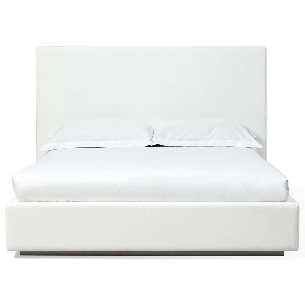 Urban Home One Pearl Queen Upholstered Panel Bed in Pearl, , large