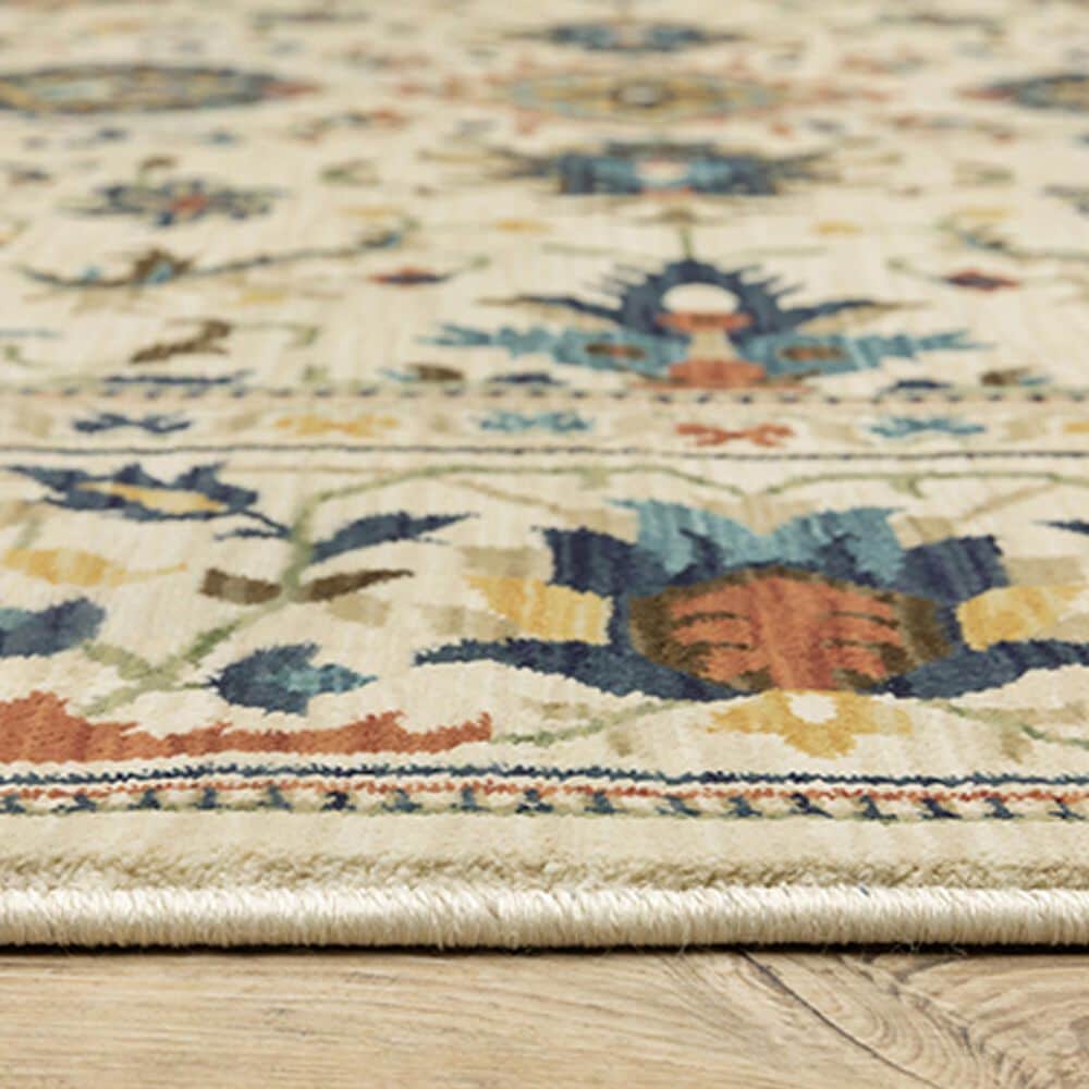 Oriental Weavers Francesca FR10A 9&#39;10&quot; x 12&#39;10&quot; Ivory Area Rug, , large