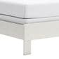 Ashley Linnocreek Twin Panel Bed in White and Warm Brown, , large